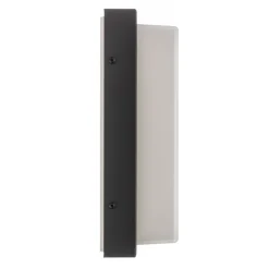 Utendørs LED-vegglampe Babett, stål, glass, sensor