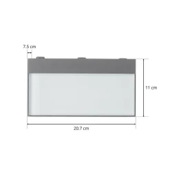 Utendørs LED-vegglampe CMD 9027, Up-Down