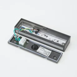 Utendørs LED-vegglampe Elvira, antrasitt, metall, varmhvit, IP65