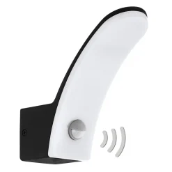 Utendørs LED-vegglampe Fiumicino med sensor