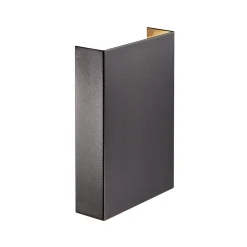Utendørs LED-vegglampe Fold 15 x 21 cm, svart