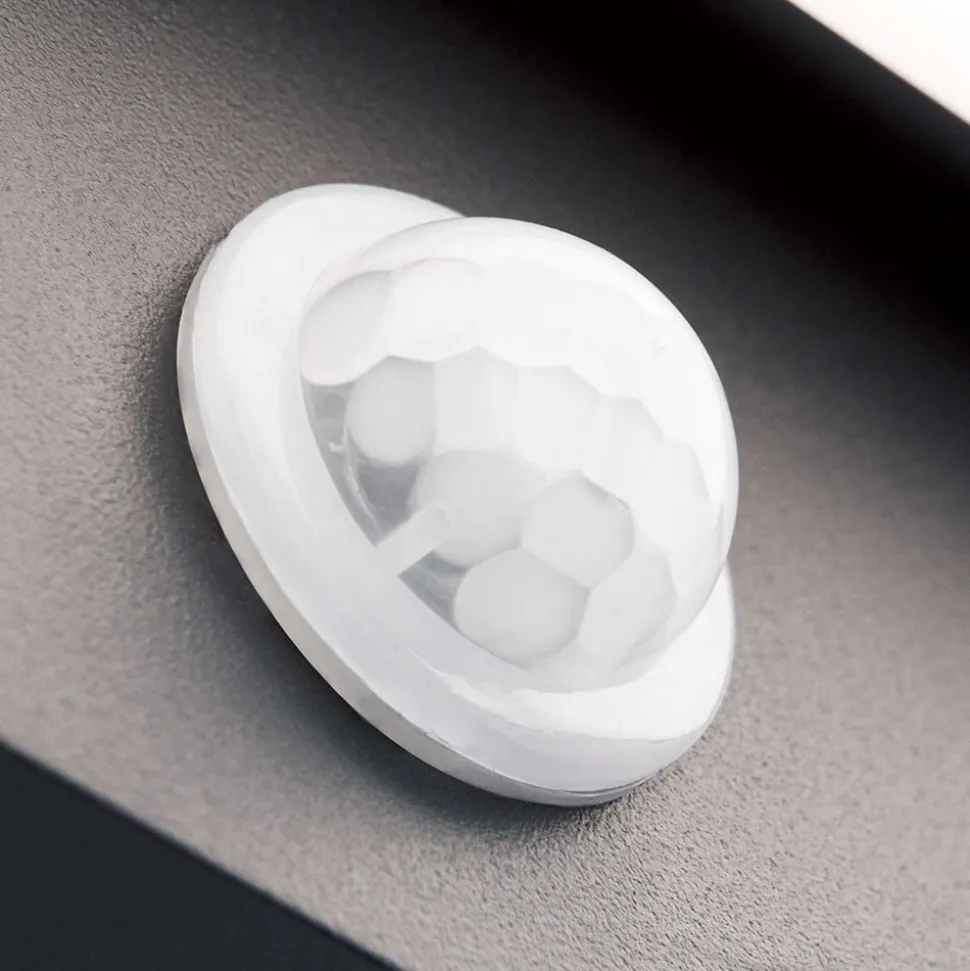 Utendørs LED-vegglampe Ginger, sensor, antrasitt, IP54