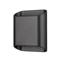 Utendørs LED-vegglampe, grafitt, opp & ned, CCT, dimbar, aluminium