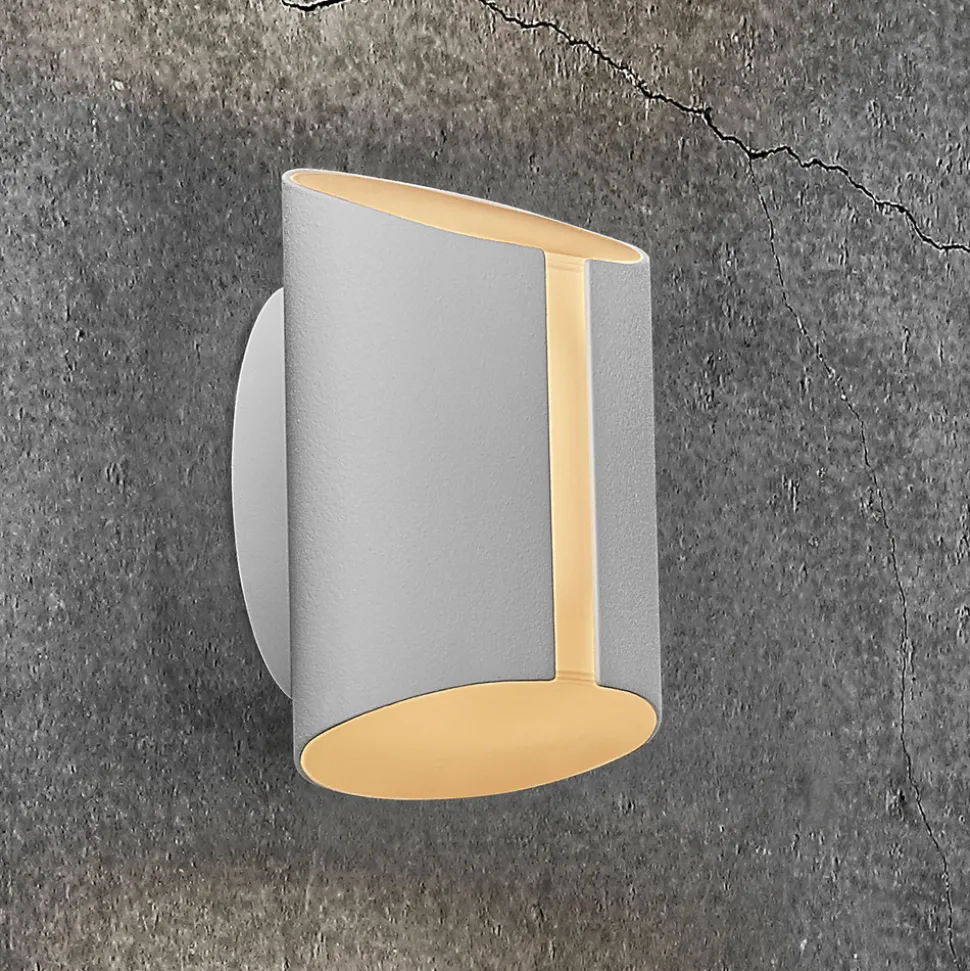 Utendørs LED-vegglampe Grip, CCT Smart Home, hvit