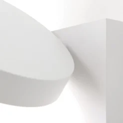 Utendørs LED-vegglampe Hendryk med sensor, hvit