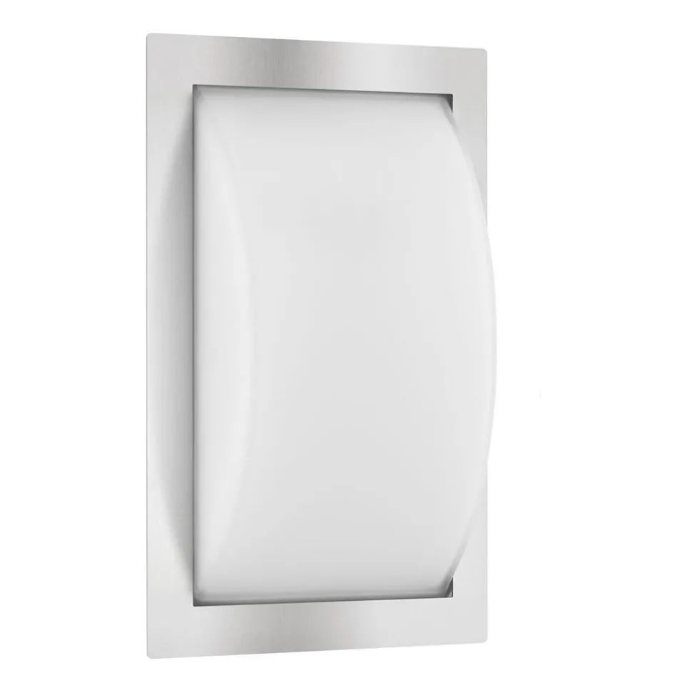 Utendørs LED-vegglampe Ivett, stål, sensor