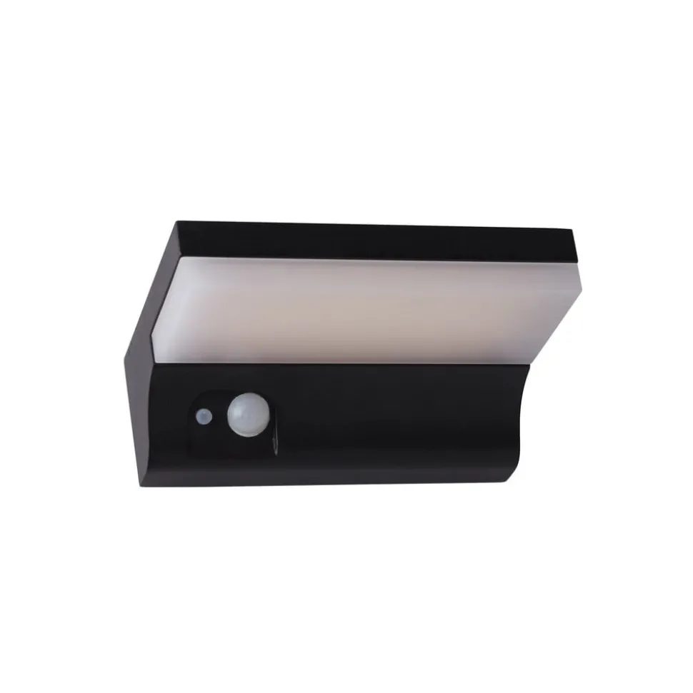 Utendørs LED-vegglampe med solenergi 67417BK