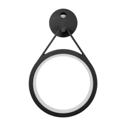 Utendørs LED-vegglampe Mirco med sensor, ring