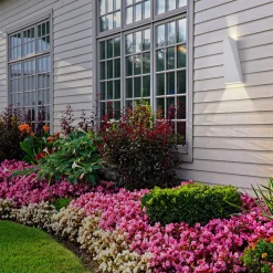 Utendørs LED-vegglampe Times Square hvit