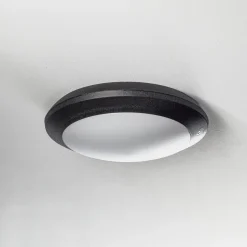 Utendørs LED-vegglampe Umberta svart, CCT