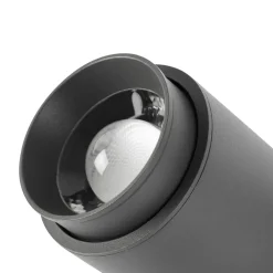 Utendørs LED-veggspot Plom, mørkegrå