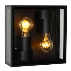 Utendørs taklampe Dukan IP65, med to lamper