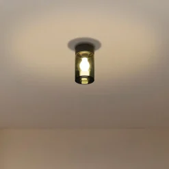 Utendørs taklampe Kila, røykgrå