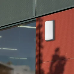 Utendørs vegglampe 039 bevegelsessensor, grafitt