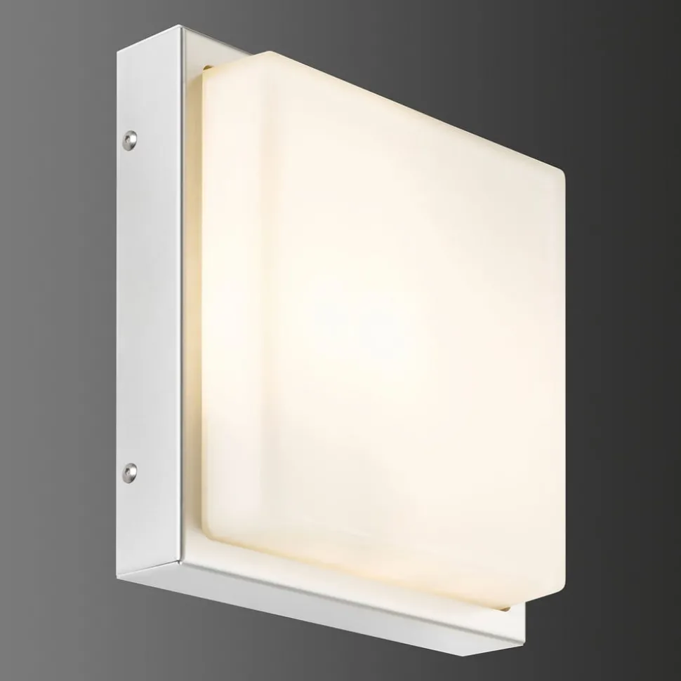 Utendørs vegglampe 046, bevegelsessensor, stål