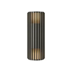 Utendørs vegglampe Aludra Double Seaside, aluminium, antrasitt