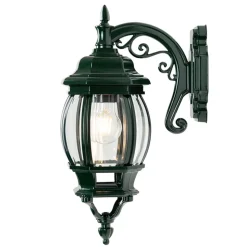 Utendørs vegglampe Andrew lanterne hengende, grønn