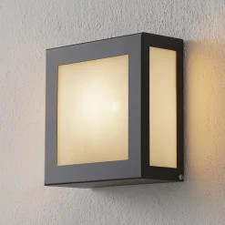 Utendørs vegglampe Aqua Legendo Mini, antrasitt