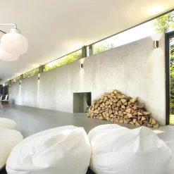 Utendørs vegglampe Canto Maxi 2, messing