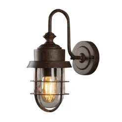 Utendørs vegglampe Cerignola rust