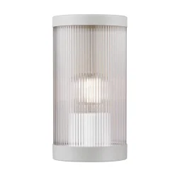 Utendørs vegglampe Coupar, hvit