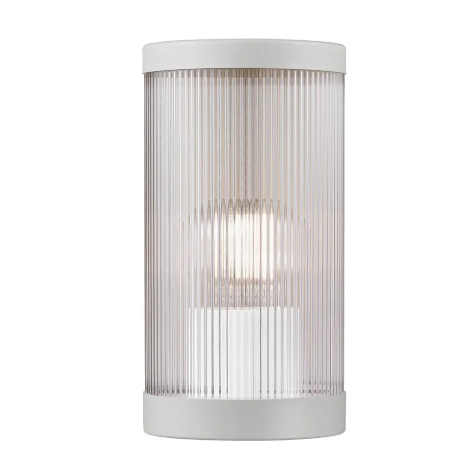 Utendørs vegglampe Coupar, hvit