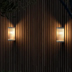 Utendørs vegglampe Coupar, sand