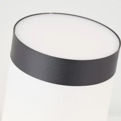 Utendørs vegglampe Dody Sensor, svart, metall, plast