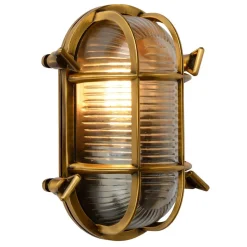 Utendørs vegglampe Dudley, messing