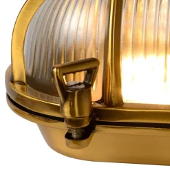 Utendørs vegglampe Dudley, messing