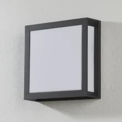 Utendørs vegglampe Henry, antrasitt, IP44