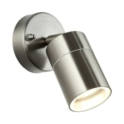 Utendørs vegglampe Jandy nedfellbar rustfritt stål, metall