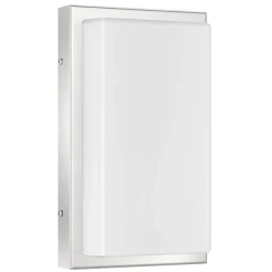 Utendørs vegglampe Julea, stål, bevegelsessensor