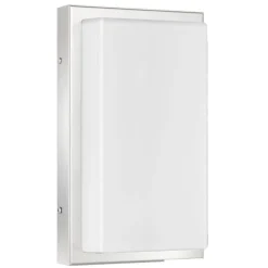 Utendørs vegglampe Julea, stål, bevegelsessensor