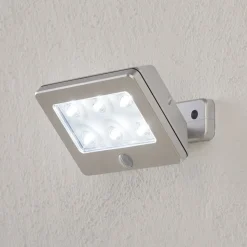 Utendørs vegglampe Kollig, sensor, batteridrevet