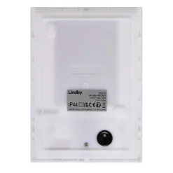 Utendørs vegglampe Kristian med striper, stål