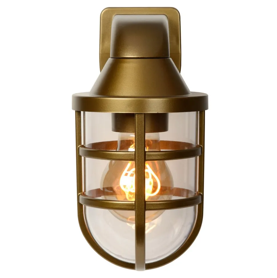 Utendørs vegglampe Lewis, messing