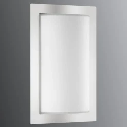 Utendørs vegglampe Luis, stål, bevegelsessensor