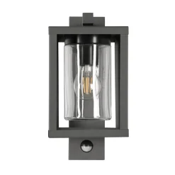 Utendørs vegglampe Lunga med bevegelsessensor