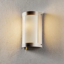 Utendørs vegglampe Marco3 i stål