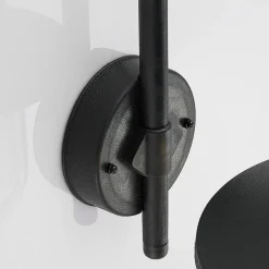 Utendørs vegglampe Naisha, diffusor med riller