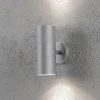 Utendørs vegglampe New Modena 2 lyskilder grå