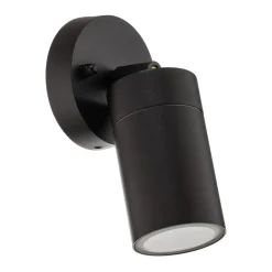 Utendørs vegglampe New Modena, GU10-spot, svart