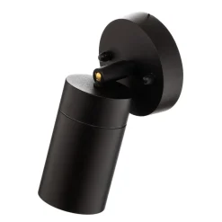 Utendørs vegglampe New Modena, GU10-spot, svart