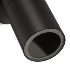 Utendørs vegglampe New Modena, GU10-spot, svart