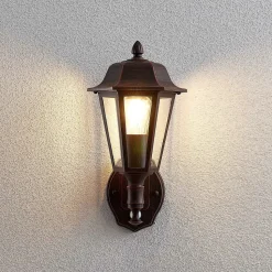 Utendørs vegglampe Noor med bevegelsessensor