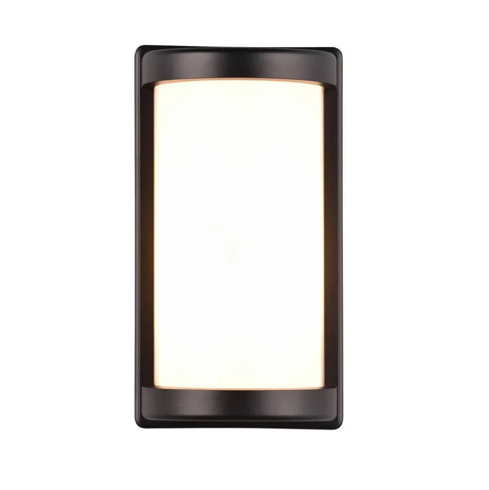 Utendørs vegglampe Puelo, støpt aluminium svart