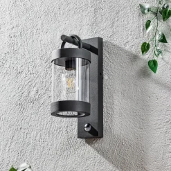 Utendørs vegglampe Sambesi bevegelsessensor antr