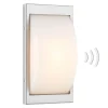Utendørs vegglampe 068SEN, Sensor, Stål, 33 cm, E27