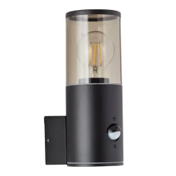 Utendørs vegglampe Sergioro, 1 lyskilde med sensor